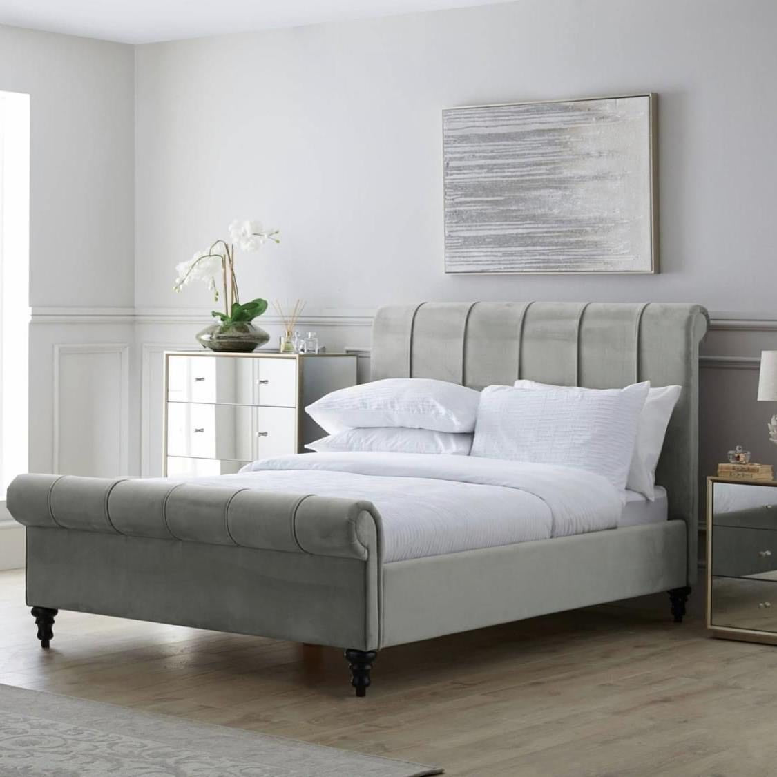 Majestic Scroll Bed Sleigh Bed frame My Dream Bed