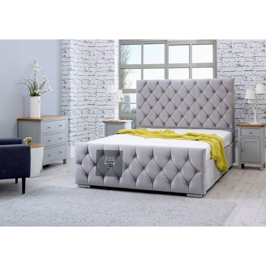 Full size bed frame with diamonds deals